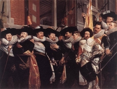 The Officers of the St Adrian Militia Company in 1630 by Hendrik Gerritsz Pot