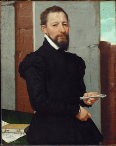 The Orator Giovan Pietro Maffeis (?) (1533-1603) by Giovanni Battista Moroni