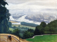 The port of Rouen by Albert Marquet