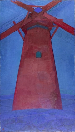 The Red Mill by Piet Mondrian