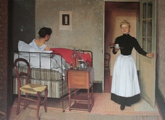 The Sick Girl by Félix Vallotton