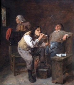 The Smokers by Adriaen Brouwer