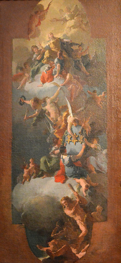 The Triumph of the Bourbon Family of Naples by Domenico Mondo