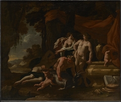 The Union of Venus and Bacchus by Nicolas Chaperon