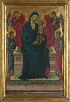 The Virgin and Child with Four Angels by Duccio di Buoninsegna