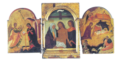 Triptych Pieta (Tzafouris) by Nikolaos Tzafouris