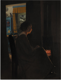 Twilight. The Artist's Wife by Laurits Andersen Ring