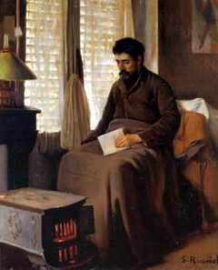 Portrait of Canudas by Santiago Rusiñol