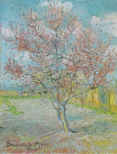 Flowering Peach Tree (Memory of Mauve) by Vincent van Gogh