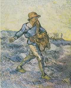 The sower (after Millet) by Vincent van Gogh