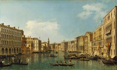 Venice: the Grand Canal from the Palazzo Foscari to the Carità by Canaletto