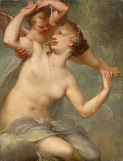 Venus and Amor by Pietro Liberi