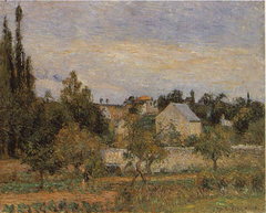 Verger à l'Hermitage, Pontoise by Camille Pissarro