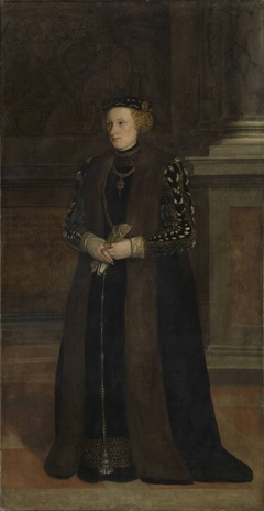 Veronika Vöhlin, geb. von Freyberg zum Eisenberg, Hallenwang und Neidlingen (1523-1582) by Lambert Sustris