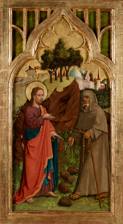 Versuchung Christi by Master of Schloss Lichtenstein