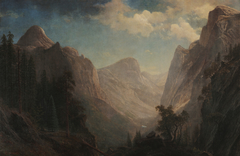 View in the Yosemite Valley by Albert Bierstadt