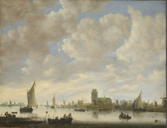 View of Dordrecht by Jeronymus van Diest II