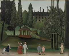 View of Montsouris Park, the Kiosk (Vue du Parc Montsouris, Le Kiosque) by Henri Rousseau