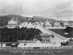 View of the Schuylkill County Almshouse Property by Charles C Hofmann