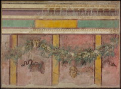 Wall painting from the west wall of Room L of the Villa of P. Fannius Synistor at Boscoreale by Anonymous