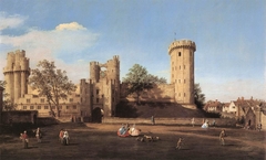 Warwick Castle: the East Front by Canaletto