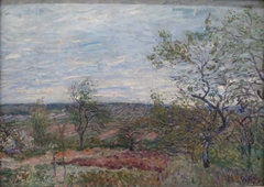 Windy Day at Veneux by Alfred Sisley