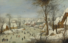 Winter Landscape with a Bird-trap by Pieter Breughel the Younger