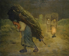 Winter, The Faggot Gatherers by Jean-François Millet