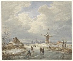 Wintergezicht by Matthijs Maris