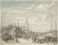 Winterlandschap by Dirk Jan van der Laan