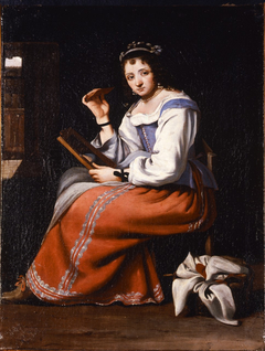 Woman making her toilet, Vanitas by Michiel Sweerts