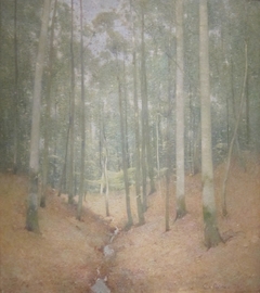 Wood Interior by Emil Carlsen