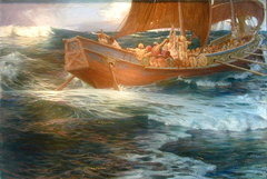 Wrath of the Sea God by Herbert James Draper