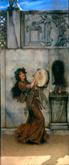 A Garden Altar by Lawrence Alma-Tadema