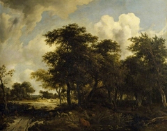 A Landscape with a Common and Coppice by Meindert Hobbema