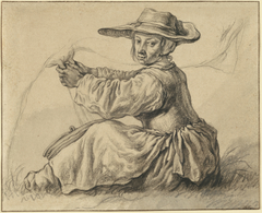 A Milkmaid by Aelbert Cuyp