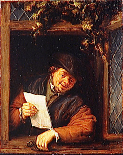 A Reader in a Window by Adriaen van Ostade