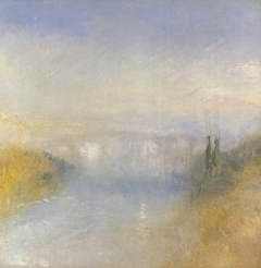 A River Seen from a Hill by J. M. W. Turner