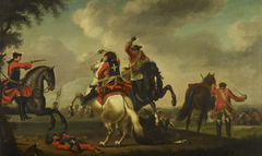 A Skirmish between English and French Cavalry by David Morier