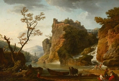 A View of Tivoli with the Anio Novus Aqueduct by Joseph Vernet