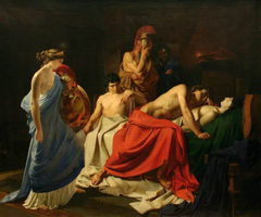 Achilles Lamenting the Death of Patroclus by Nikolai Ge