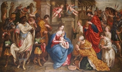 Adoration of the Magi by Hendrick de Clerck