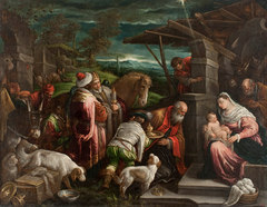 Adoration of the Magi by Jacopo Bassano