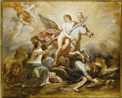 Allégorie à la gloire de Voltaire by Robert-Guillaume Dardel