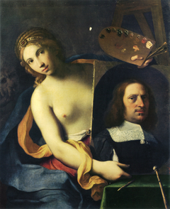 Allegory of Painting by Giovanni Domenico Cerrini