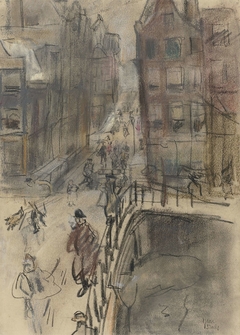 Amsterdams stadsgezicht by Isaac Israels