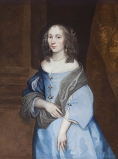 An Unknown Young Lady in a Blue Dress by Anonymous