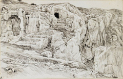 Ancient Tombs, Valley of Hinnom by James Tissot