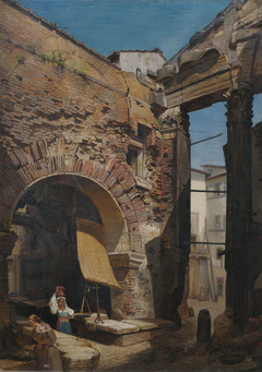 Arch in the Portico of Octavia in Rome by Anonymous