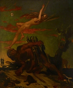 Ariel and Caliban by David Scott